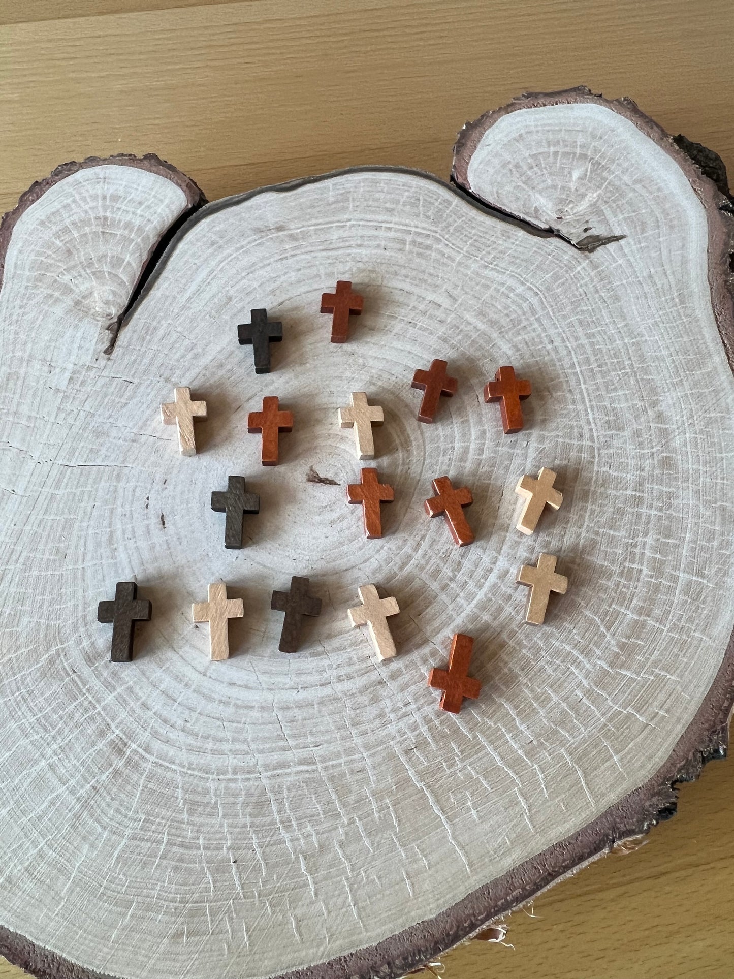 Streudeko Holzdekoration Kreuze