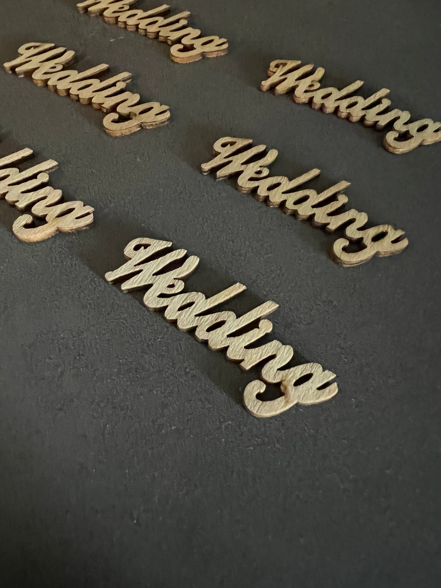 Streudeko Wedding Hochzeit für Baumscheiben Holzscheiben Tischdeko