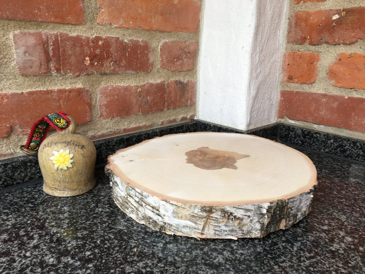 Birkenscheiben in Natur und geschliffen, Tischdeko Baumscheiben Holzscheiben
